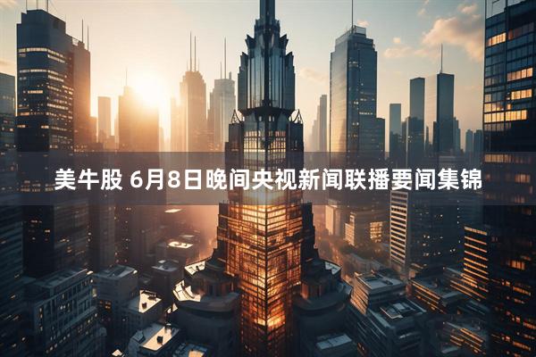 美牛股 6月8日晚间央视新闻联播要闻集锦